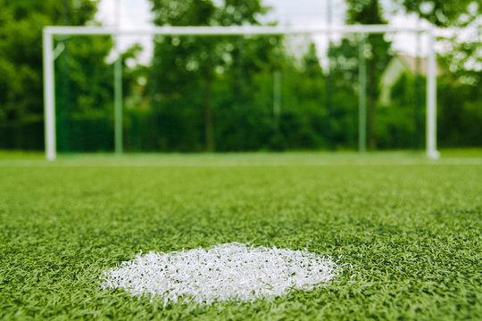 Fu&szlig;ball Tor Ausschnitt & Unsch&auml;rfe
