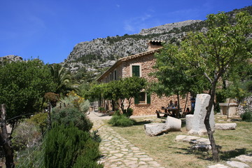 Fototapeta na wymiar Tossals zielonym haven gdzie Mallorca