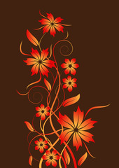 Vector flower design