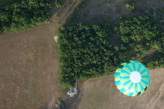 Ballon vue d'en haut
