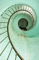 Poster lighthouse spiral stairs © Stéphane Bidouze