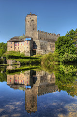 Fototapeta na wymiar Kost Castle - large Gothic castle