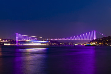 Fototapeta premium Mosty Bosfor, Stambuł, Turcja