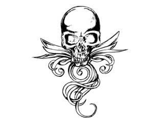 Grunge Skull