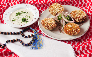 Falafel. Vegetarian food.