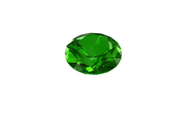 1CT Round Emerald Gemstone