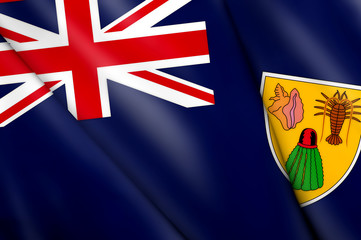 Flag Turks And Caicos Islands