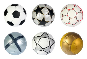 soccer ball on a white background. (isolated)