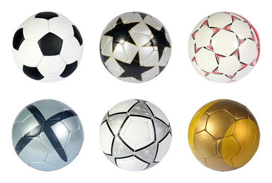 Fototapeta soccer ball on a white background. (isolated)