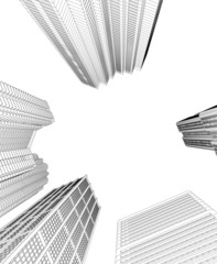 architecture in two colors