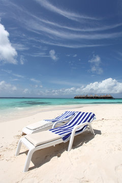 Strandliegen - Malediven - Deck chairs - Maldives