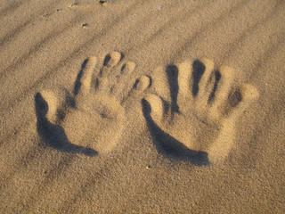 Sandabdruck