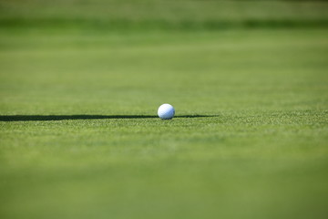 golfball auf dem fairway