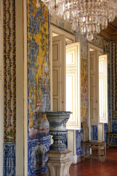 interieur d'un chateau portugais