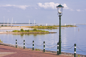Fototapeta na wymiar Waterfront w Holandii