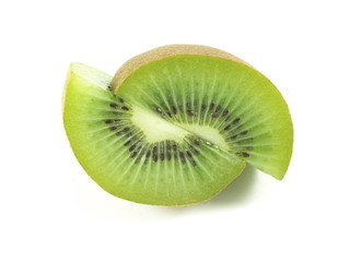 Fototapeta na wymiar Kiwi fruit on isolated background.