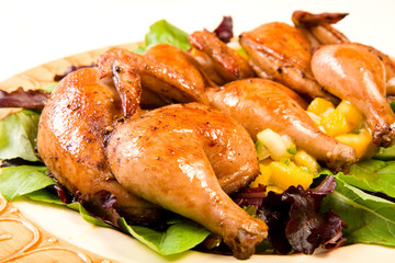 Cornish Hen Serving Platter