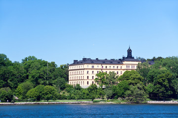 Fototapeta na wymiar Villa w archipelagu sztokholmskim, Szwecja