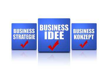 Busniess Idee Konzept Strategie