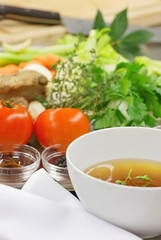 fresh vegetable bouillon