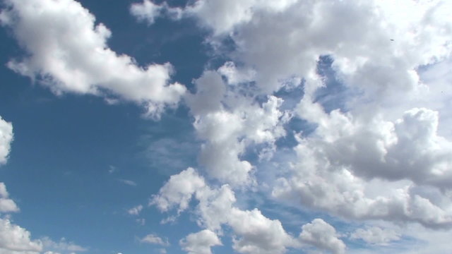 Dissipating clouds timelapse