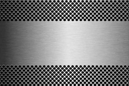 Brushed Metal Texture Banner