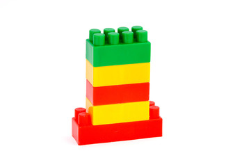 Plastic details for designing on a white background