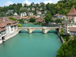 Fototapeta na wymiar Bern - Untertorbrücke