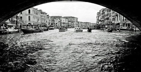 Grand Canal in Venice, Monochrome
