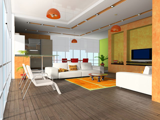 Interior of the room