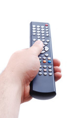 Remote control in hand