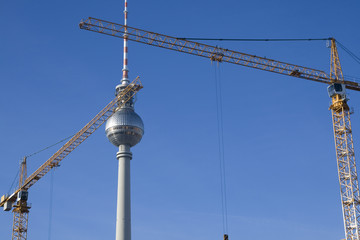 Obraz premium Construction side in Berlin