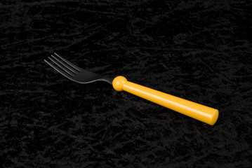 Simple Fork on Black Velvet
