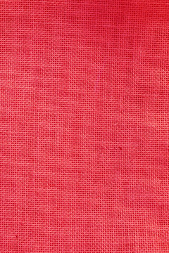 toile de jute rouge