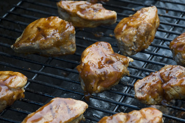 Grilled Barbecue Ribs