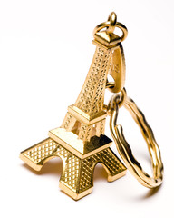 eiffel tower souvenir key chain