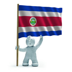 costa rica flagge