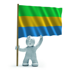 gabun flagge gabon flag