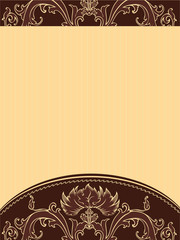 Floral banner, vector