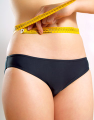 Tape measure for waist measuring
