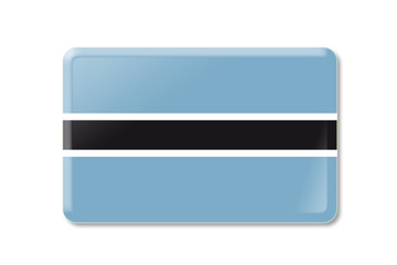 Botswanabutton rechteckig