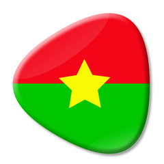 Burkina Fasobutton rechteckig