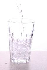 Pouring water