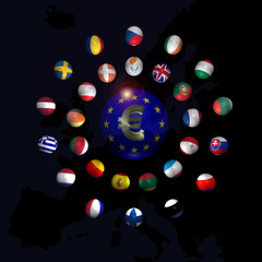 union europea - obrazy, fototapety, plakaty