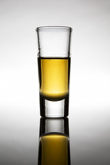 Shot of rum