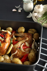 Huhn gebraten, Zitronenhuhn