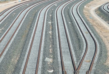 Railroad tracks