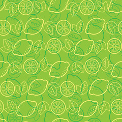 Seamless pattern from lemons