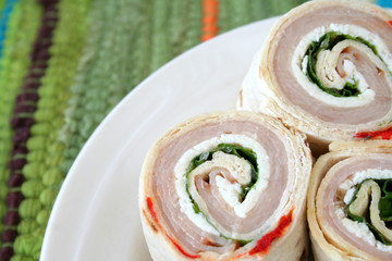 Turkey and Cheese Wraps