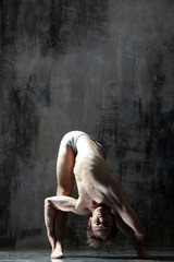 Obraz na płótnie Canvas Yogic exercise